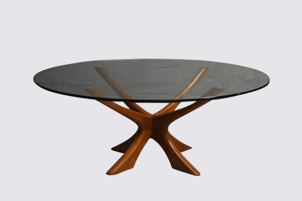 T118 coffee table by Illum Wikkelsø for Niels Eilersen