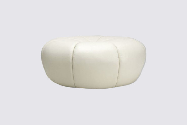 Pouf "DS-146" in pelle di Mathias Hoffmann per De Sede