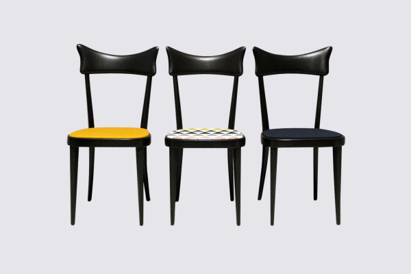 Dining chairs in the style of Ico Parisi