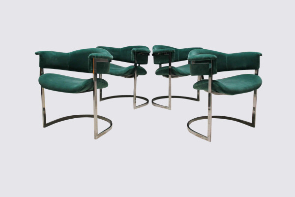 Dining chairs by Vittorio Introini