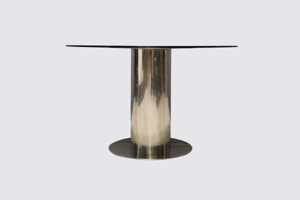 Chrome Dining Table by Antonia Astori for Cidue