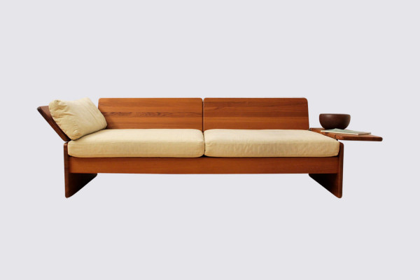 Danish teak daybed by Mikael Laursen