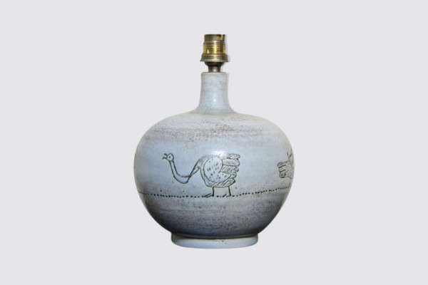 Base per lampada celeste di Jacques Blin