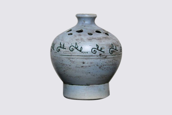 Sgraffito Vase von Jacques Blin