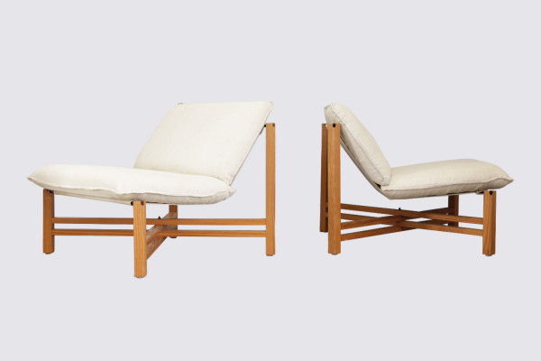 Foldable "PLUS" sling chairs by Burkhard Vogtherr for Rosenthal