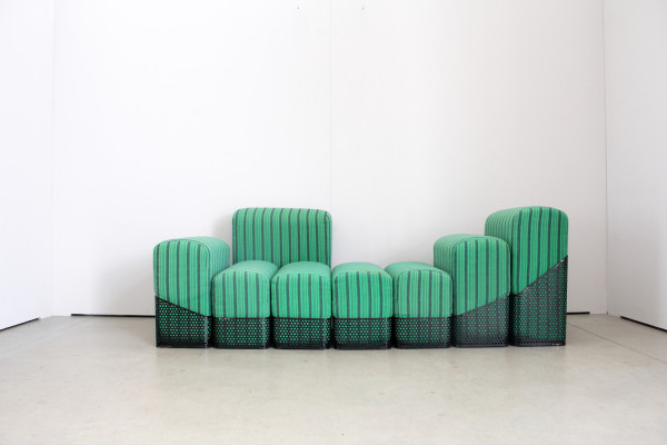 Sculptural seating object in the style of Memphis