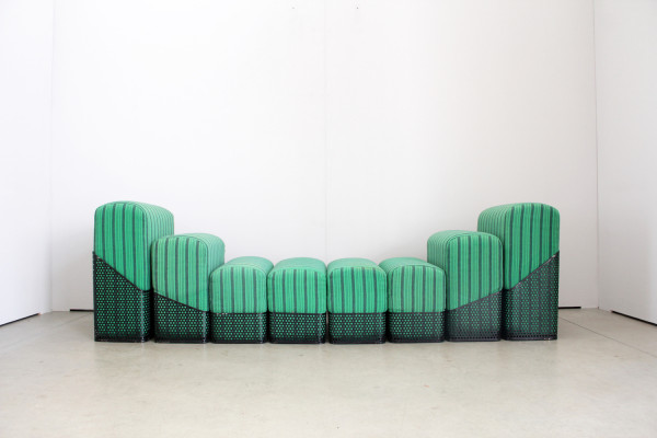 Sculptural seating object in the style of Memphis