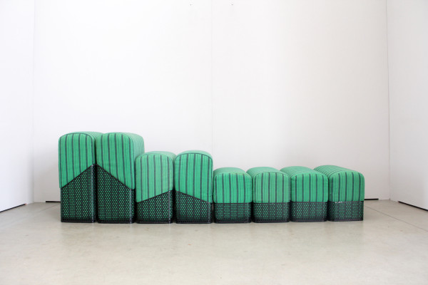 Sculptural seating object in the style of Memphis