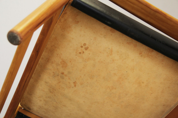 1 pair of Danish safari style armchairs