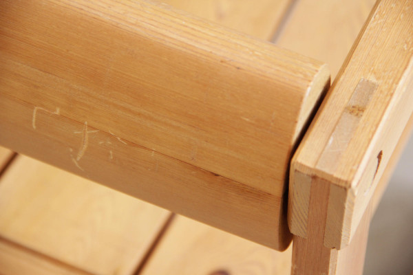 313 Trybo pine chair by Edvin Helseth for Stange Bruk