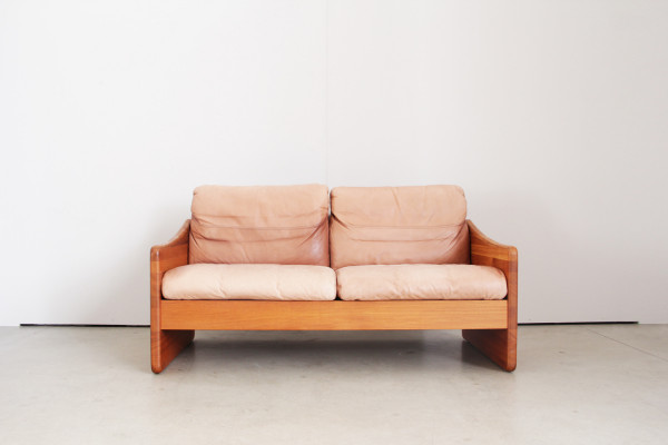 Teakholz Sofa von Mikael Laursen