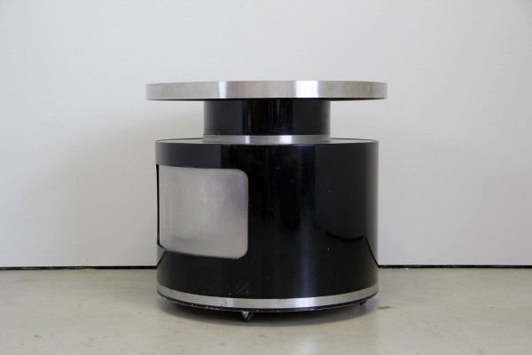 Mobile Italian dry bar by Willy Rizzo for Mario Sabot