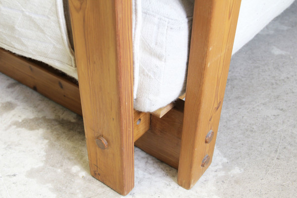 Pine sofa in the style of Yngve Ekström