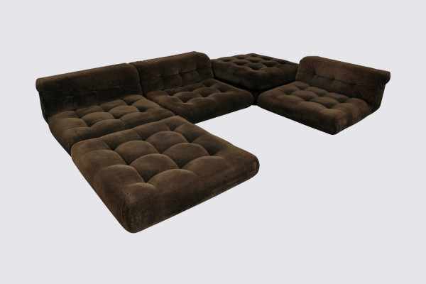 1st Edition Mah Jong sectional sofa by Hans Hopfer for Roche Bobois