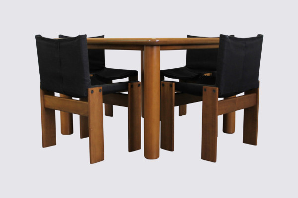 Monk chairs by Tobia Scarpa for Molteni